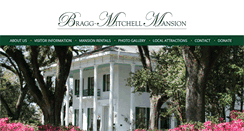 Desktop Screenshot of braggmitchellmansion.com